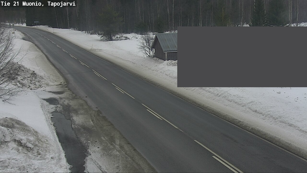 Weather Camera Image Väg 21 Muonio, Tapojärvi, Muonio, Lappi
