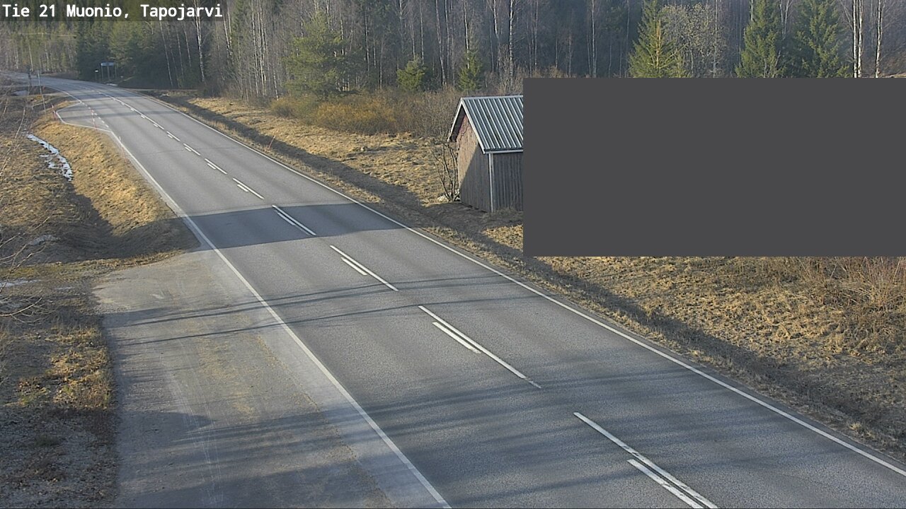 Kelikamerat Kuva Tie 21 Muonio, Tapojärvi, Muonio, Lappi