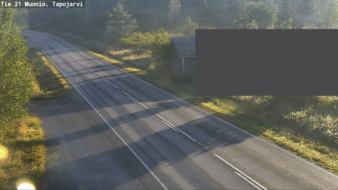 Weather Camera Image Väg 21 Muonio, Tapojärvi, Muonio, Lappi