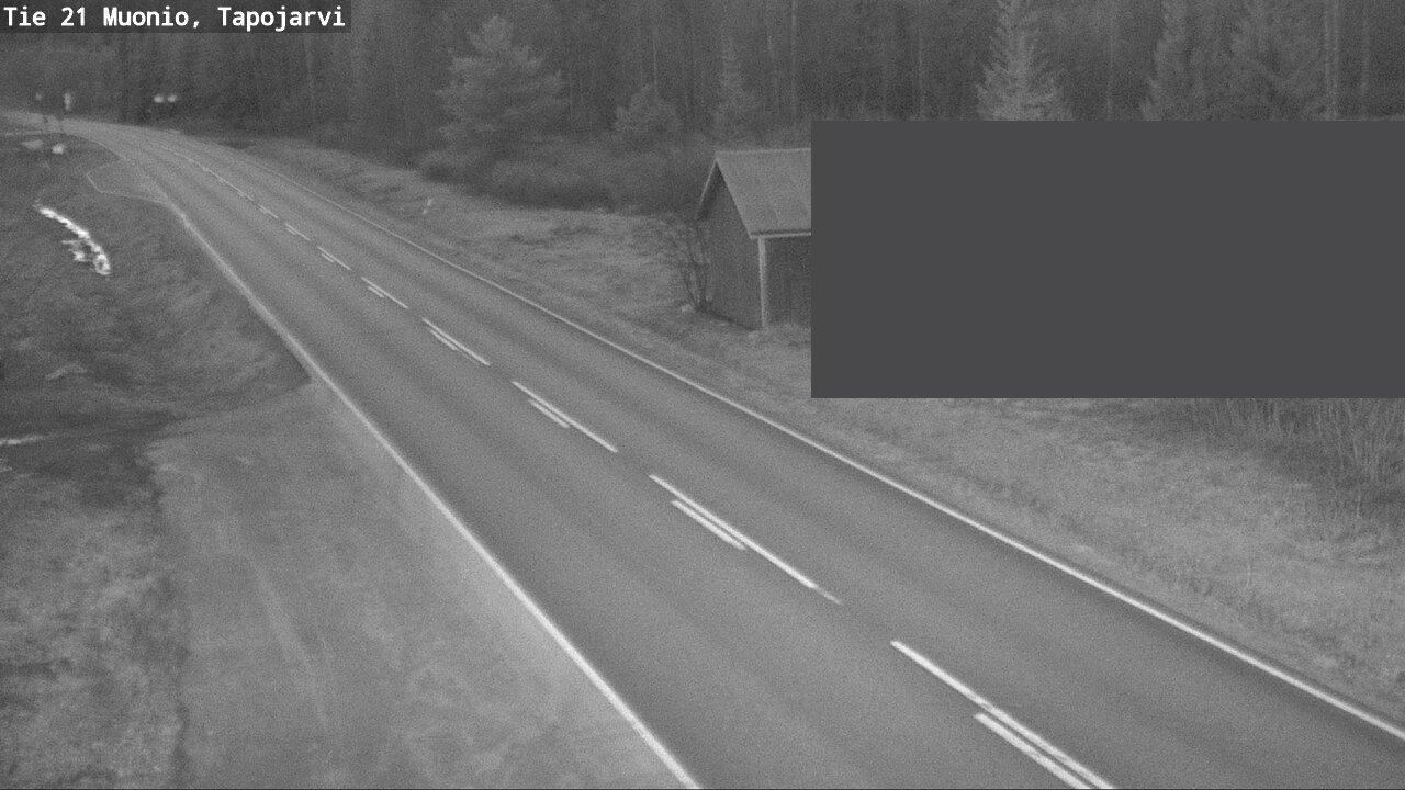 Kelikamerat Kuva Tie 21 Muonio, Tapojärvi, Muonio, Lappi
