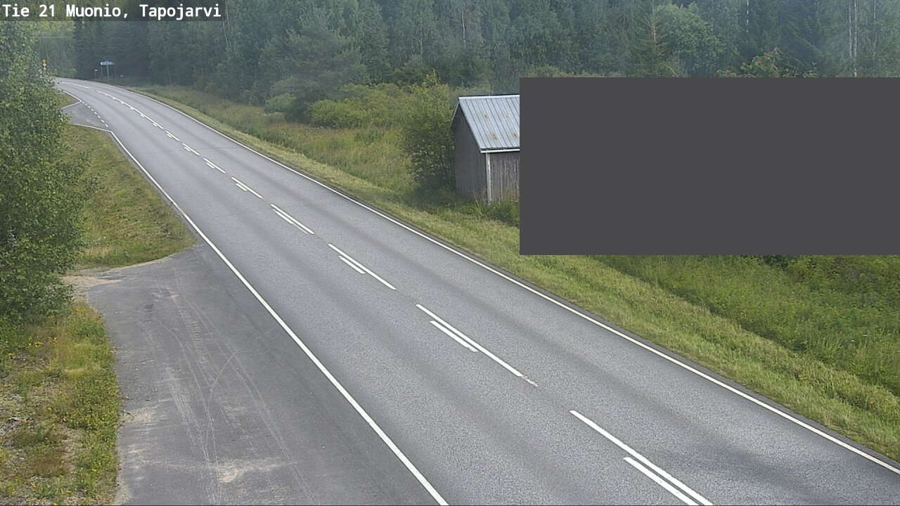 Weather Camera Image Road 21 Muonio, Tapojärvi, Muonio, Lappi
