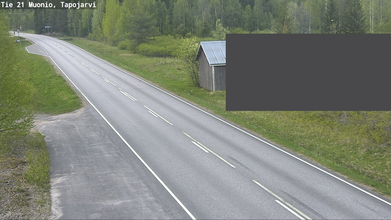 Weather Camera Image Väg 21 Muonio, Tapojärvi, Muonio, Lappi