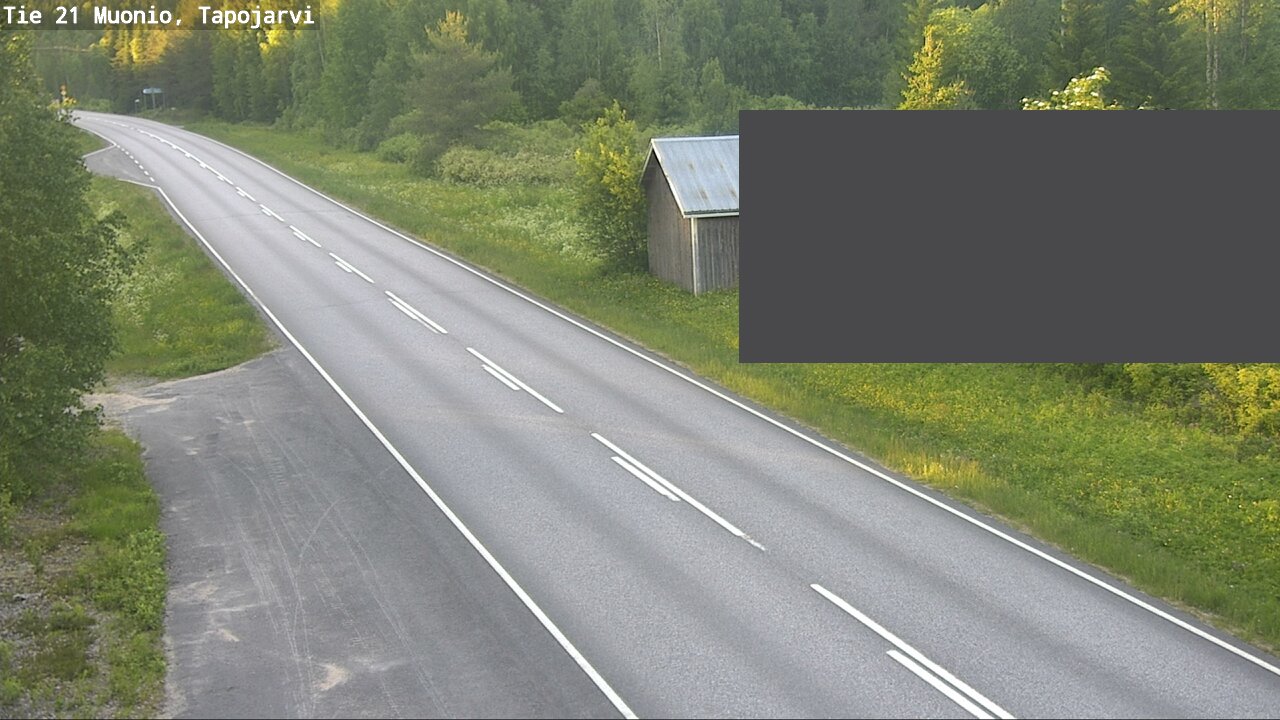 Kelikamerat Kuva Tie 21 Muonio, Tapojärvi, Muonio, Lappi