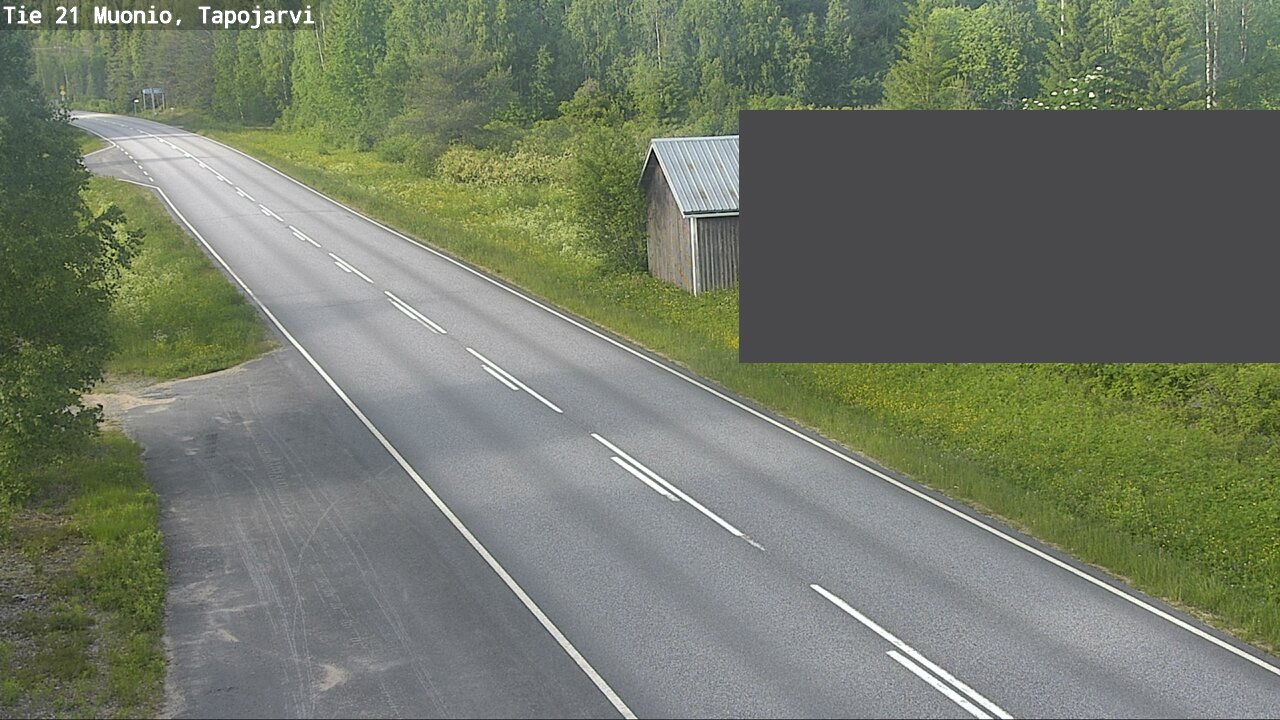 Kelikamerat Kuva Tie 21 Muonio, Tapojärvi, Muonio, Lappi