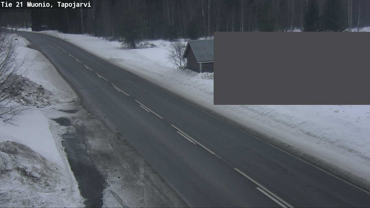 Weather Camera Image Väg 21 Muonio, Tapojärvi, Muonio, Lappi