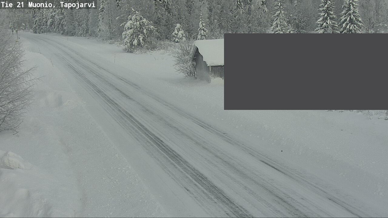 Weather Camera Image Väg 21 Muonio, Tapojärvi, Muonio, Lappi