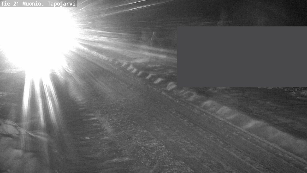 Weather Camera Image Väg 21 Muonio, Tapojärvi, Muonio, Lappi
