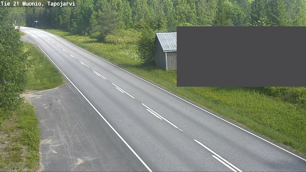 Kelikamerat Kuva Tie 21 Muonio, Tapojärvi, Muonio, Lappi