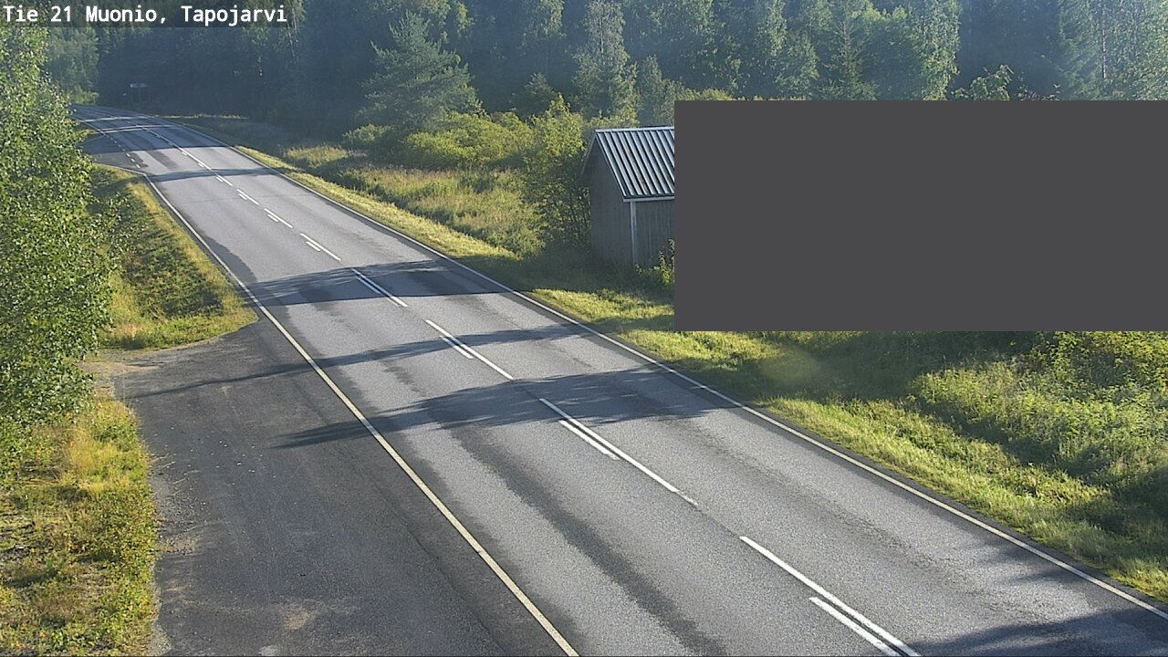 Weather Camera Image Road 21 Muonio, Tapojärvi, Muonio, Lappi