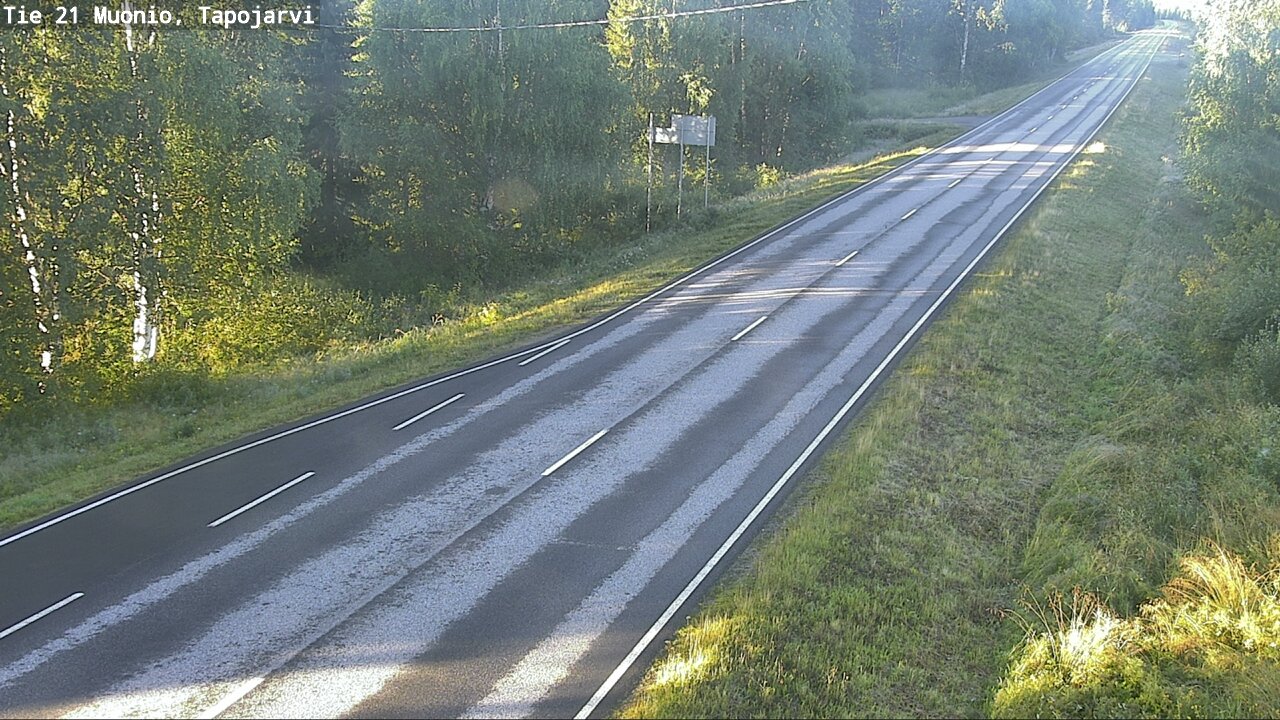 Kelikamerat Kuva Tie 21 Muonio, Tapojärvi, Muonio, Lappi