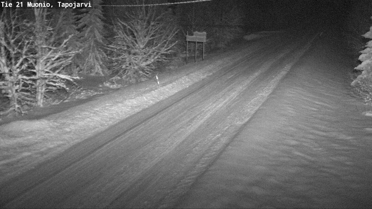Weather Camera Image Väg 21 Muonio, Tapojärvi, Muonio, Lappi