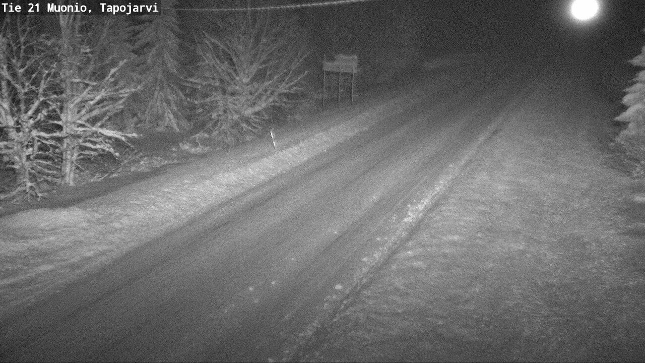 Weather Camera Image Väg 21 Muonio, Tapojärvi, Muonio, Lappi