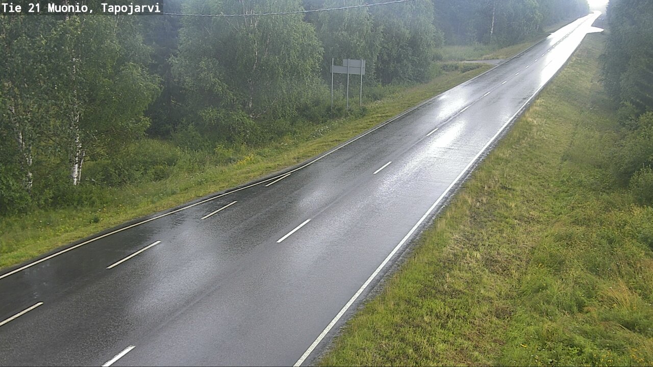 Kelikamerat Kuva Tie 21 Muonio, Tapojärvi, Muonio, Lappi
