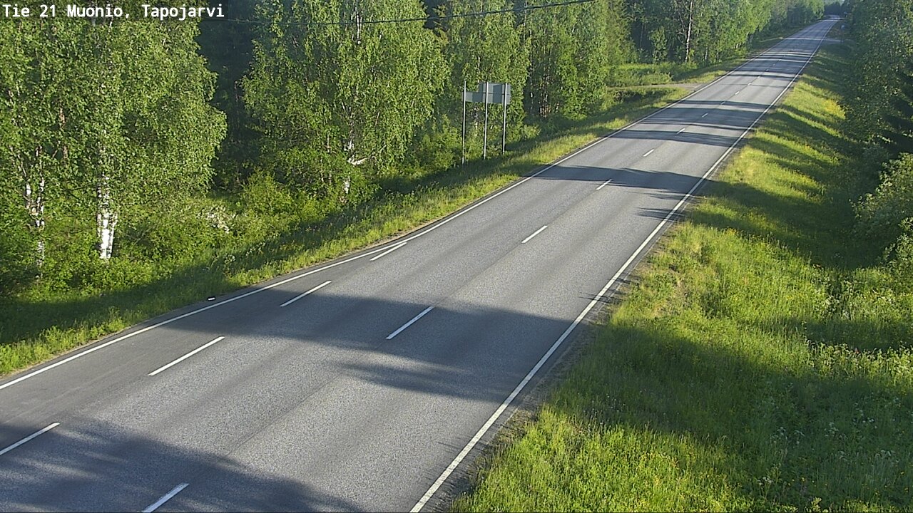 Kelikamerat Kuva Tie 21 Muonio, Tapojärvi, Muonio, Lappi