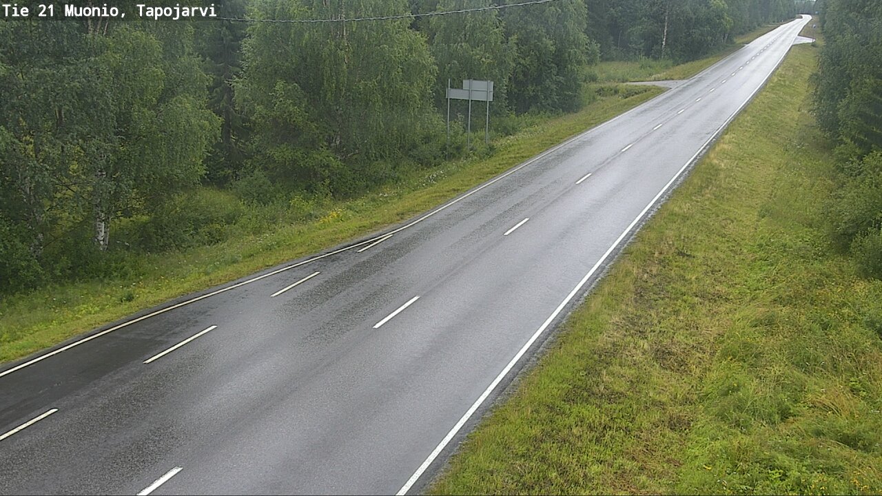 Kelikamerat Kuva Tie 21 Muonio, Tapojärvi, Muonio, Lappi