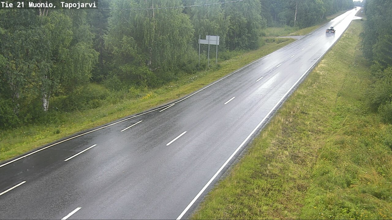 Kelikamerat Kuva Tie 21 Muonio, Tapojärvi, Muonio, Lappi