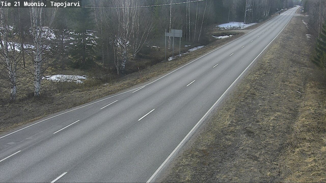 Weather Camera Image Road 21 Muonio, Tapojärvi, Muonio, Lappi