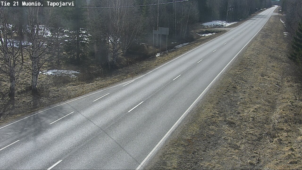 Weather Camera Image Road 21 Muonio, Tapojärvi, Muonio, Lappi