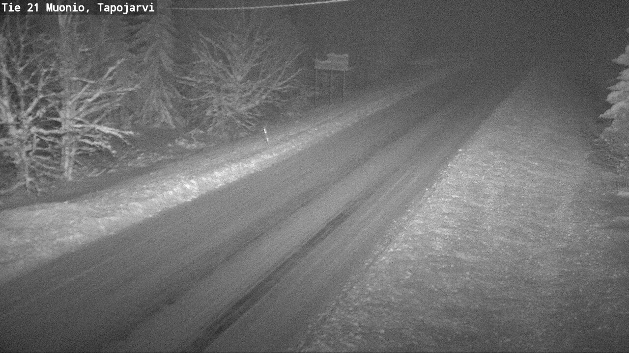 Weather Camera Image Road 21 Muonio, Tapojärvi, Muonio, Lappi