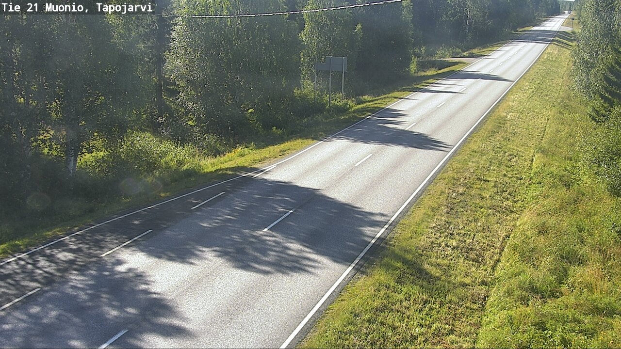 Weather Camera Image Väg 21 Muonio, Tapojärvi, Muonio, Lappi