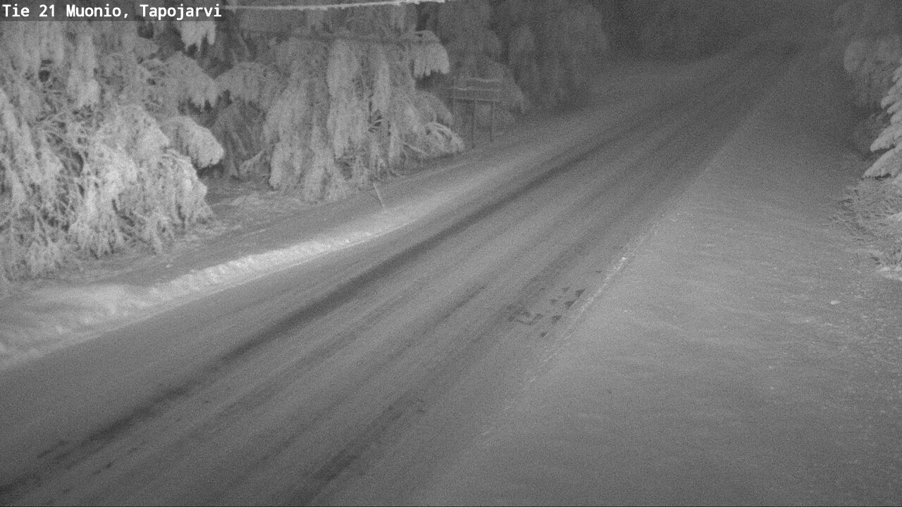 Kelikamerat Kuva Tie 21 Muonio, Tapojärvi, Muonio, Lappi