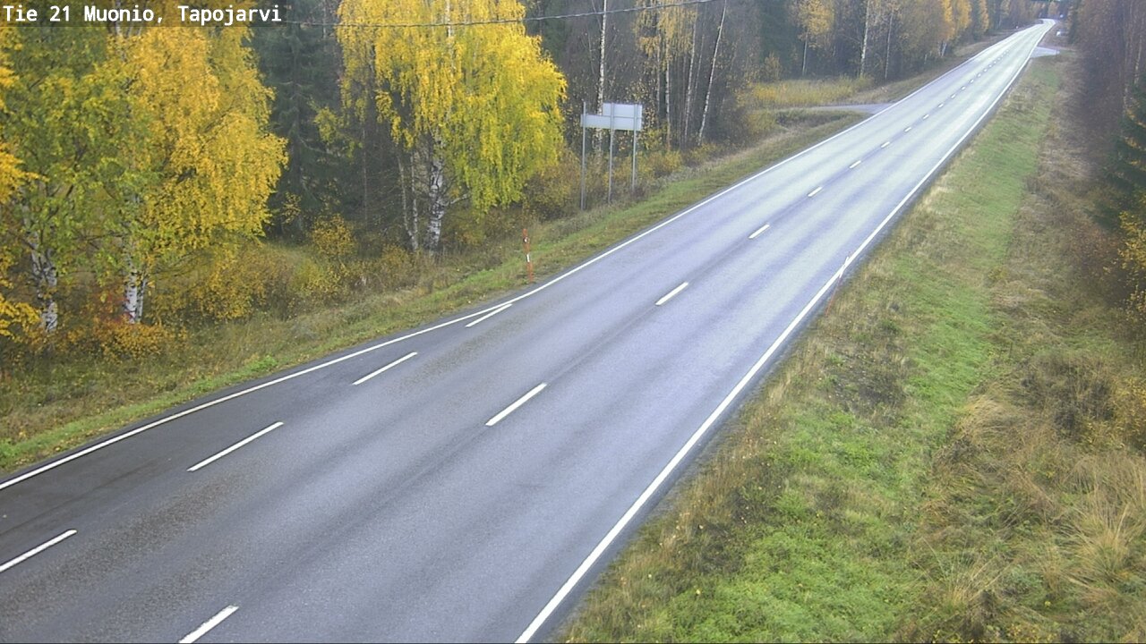 Weather Camera Image Road 21 Muonio, Tapojärvi, Muonio, Lappi