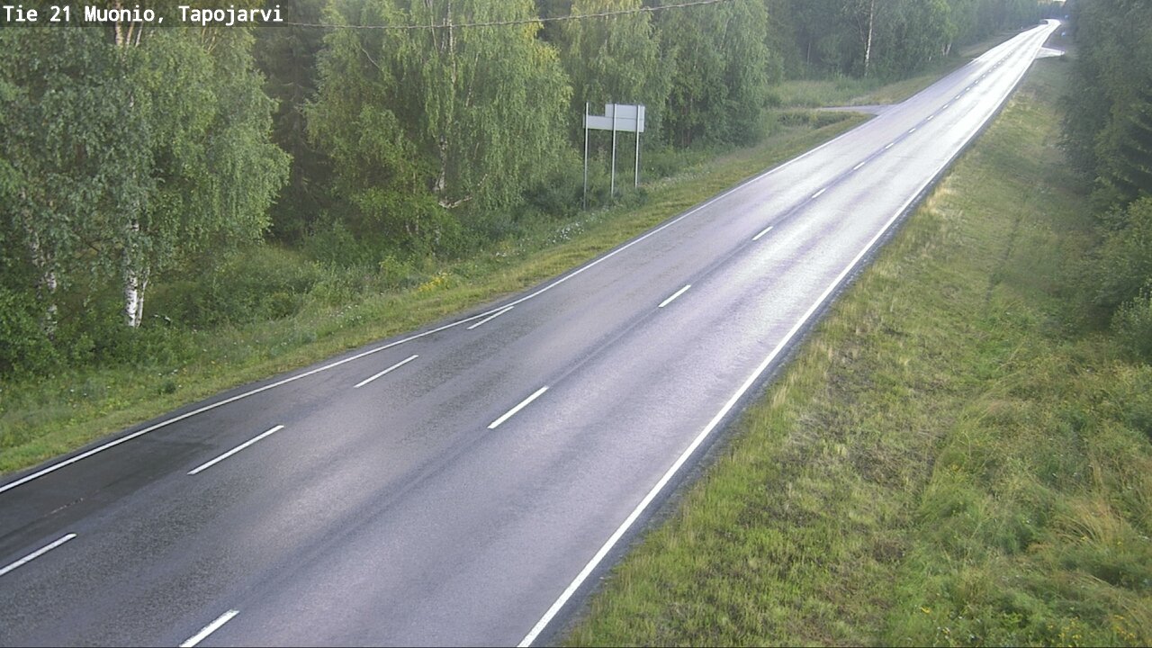 Kelikamerat Kuva Tie 21 Muonio, Tapojärvi, Muonio, Lappi