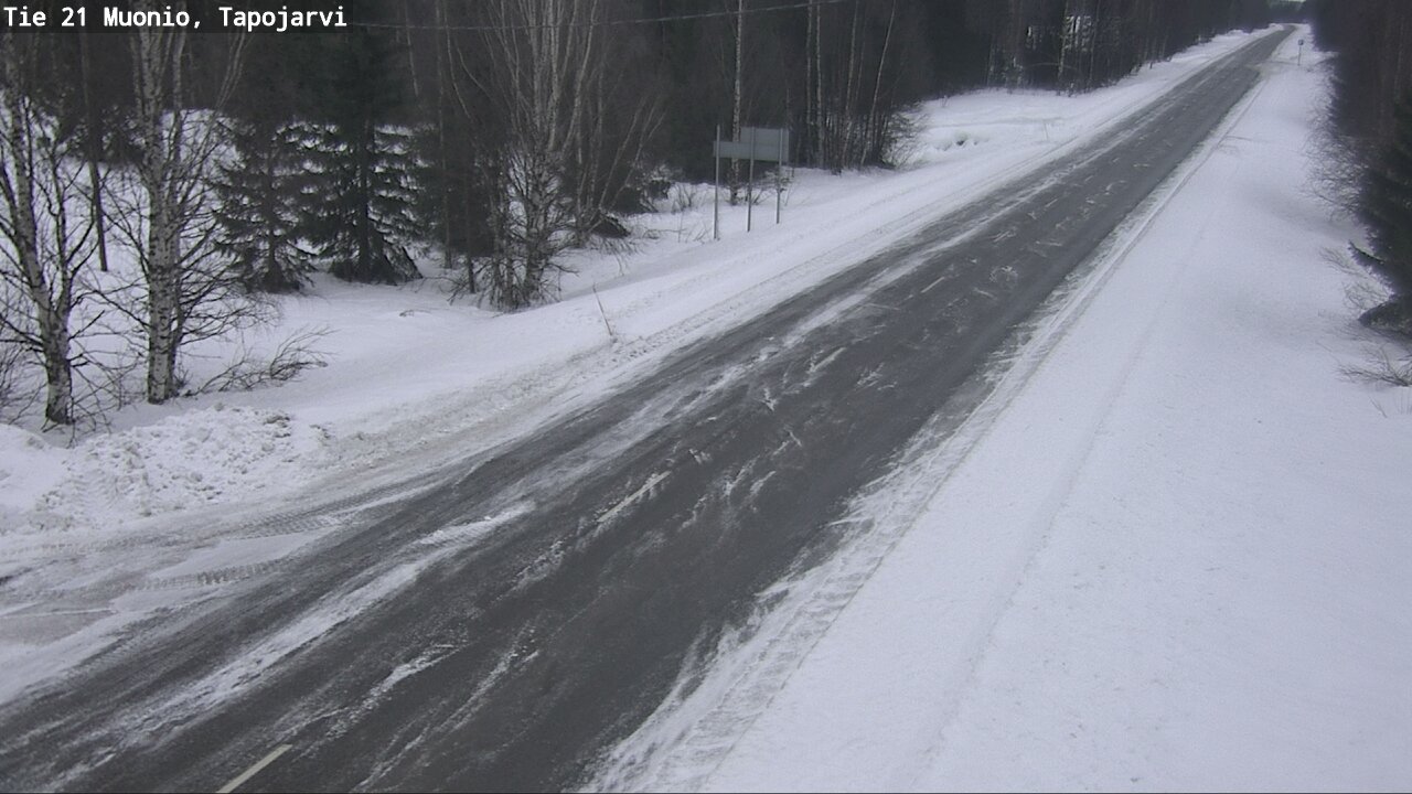 Kelikamerat Kuva Tie 21 Muonio, Tapojärvi, Muonio, Lappi