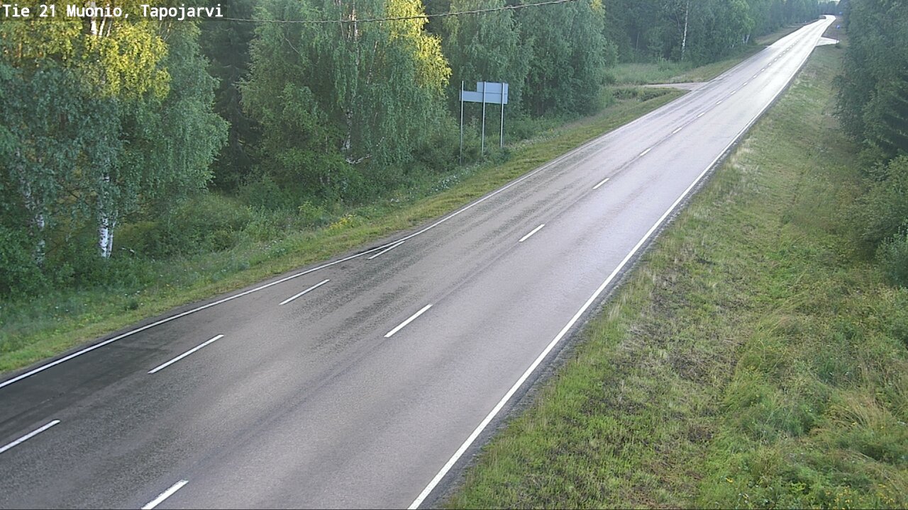 Kelikamerat Kuva Tie 21 Muonio, Tapojärvi, Muonio, Lappi