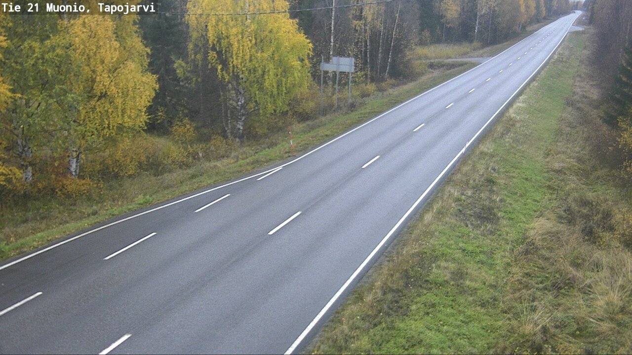 Kelikamerat Kuva Tie 21 Muonio, Tapojärvi, Muonio, Lappi