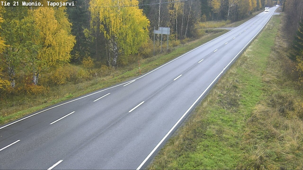 Kelikamerat Kuva Tie 21 Muonio, Tapojärvi, Muonio, Lappi