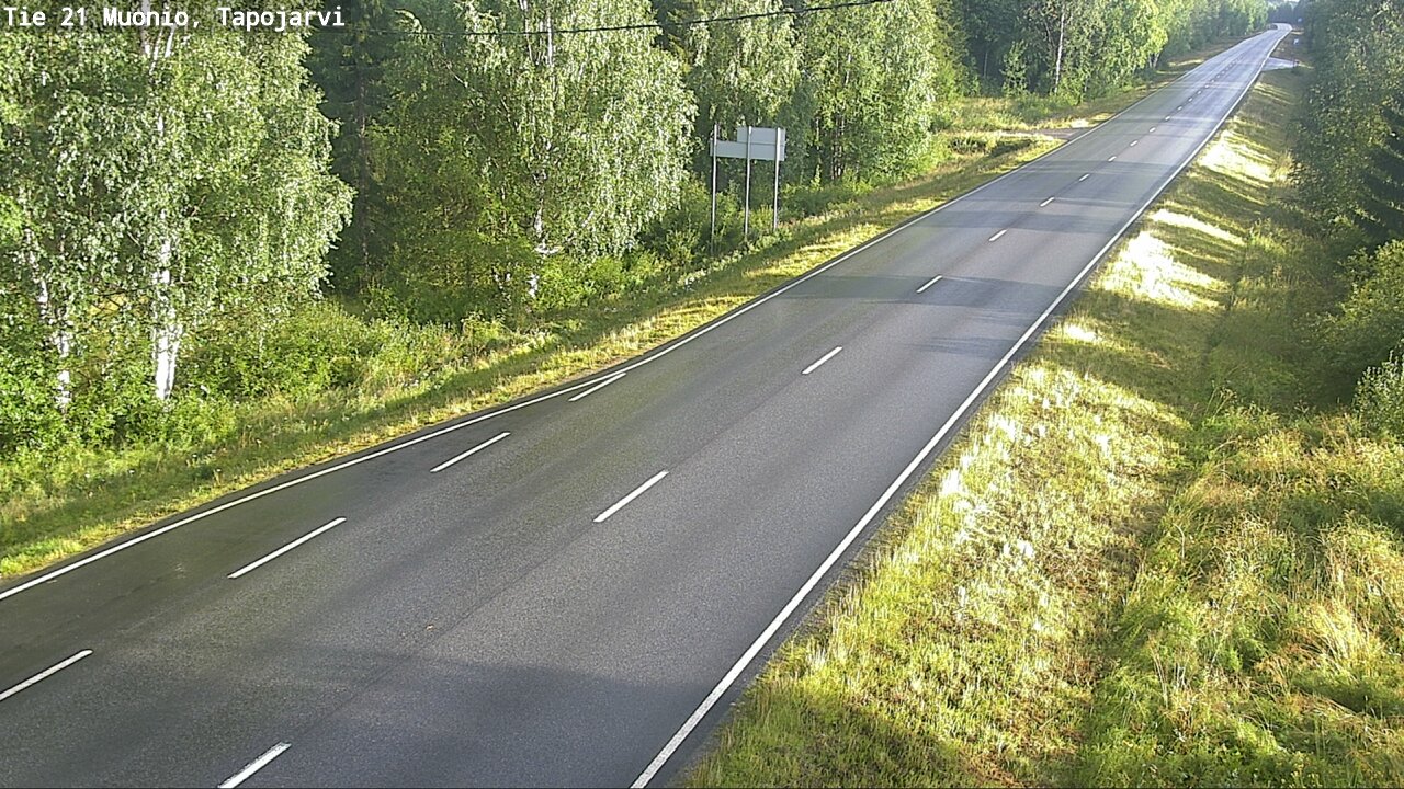 Kelikamerat Kuva Tie 21 Muonio, Tapojärvi, Muonio, Lappi