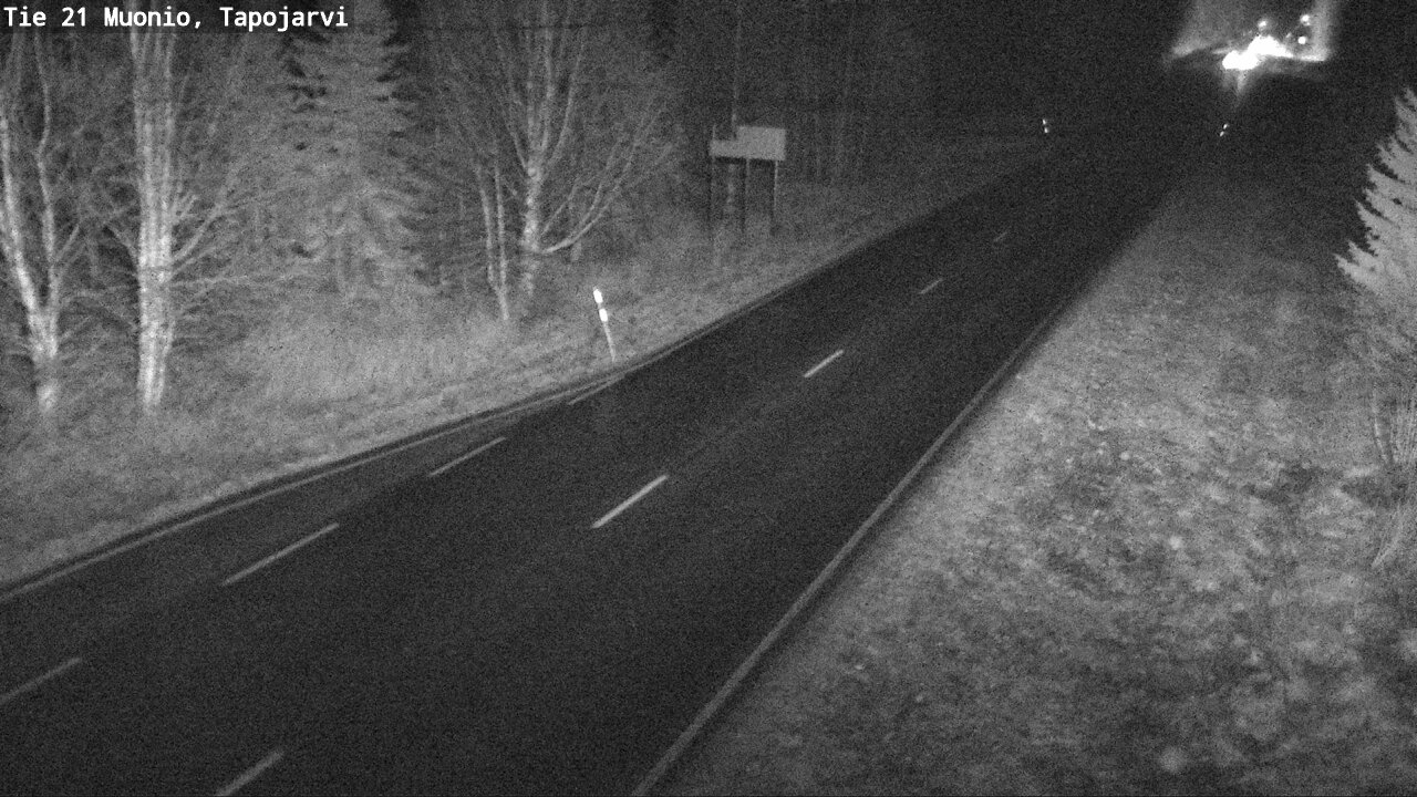 Kelikamerat Kuva Tie 21 Muonio, Tapojärvi, Muonio, Lappi