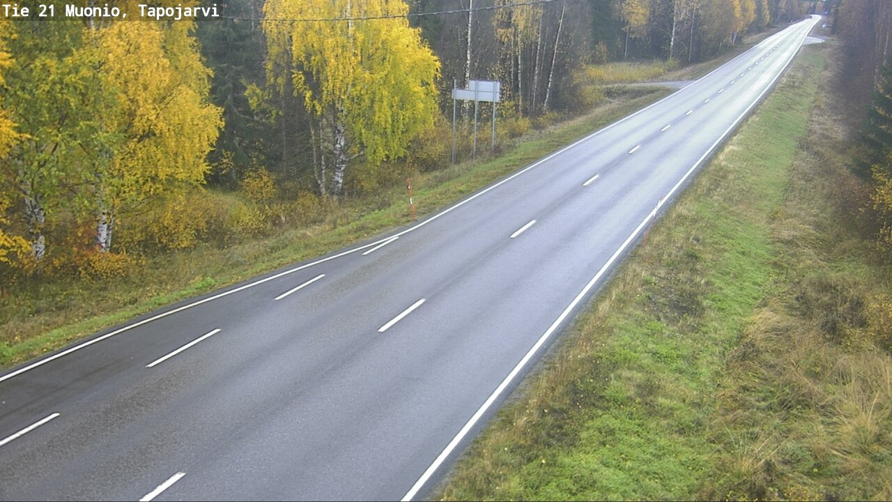 Weather Camera Image Road 21 Muonio, Tapojärvi, Muonio, Lappi