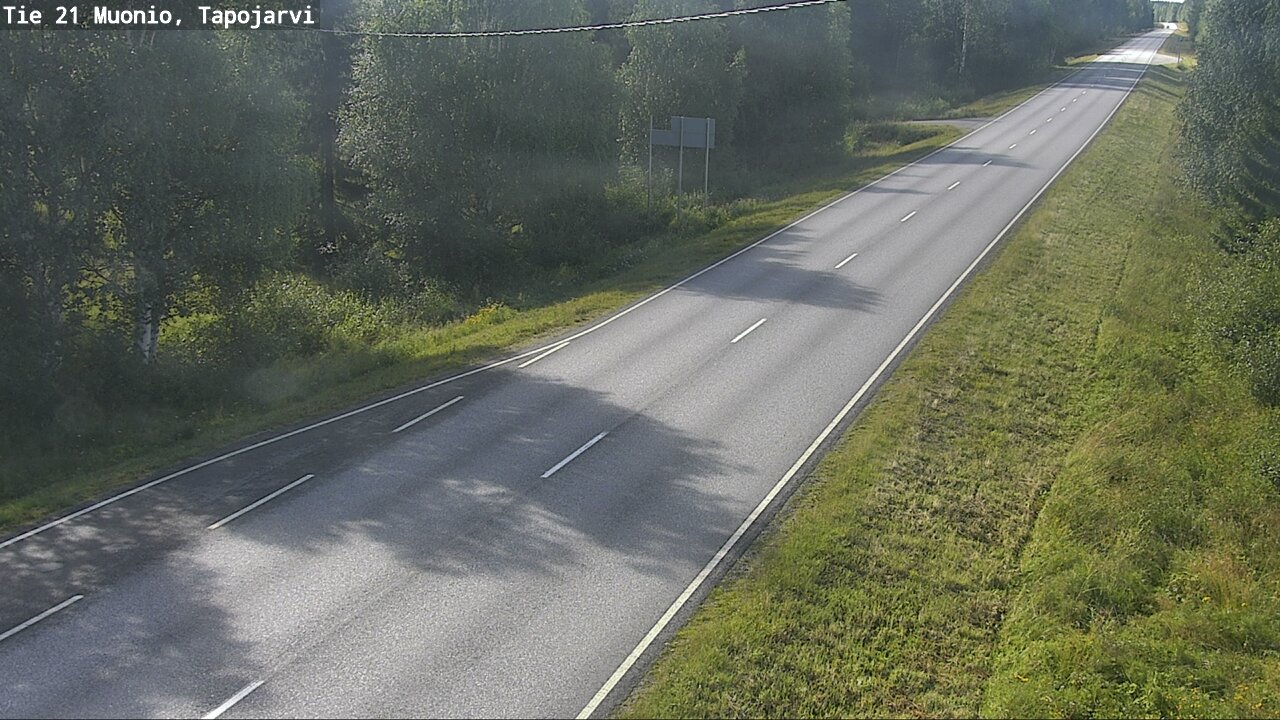Weather Camera Image Väg 21 Muonio, Tapojärvi, Muonio, Lappi