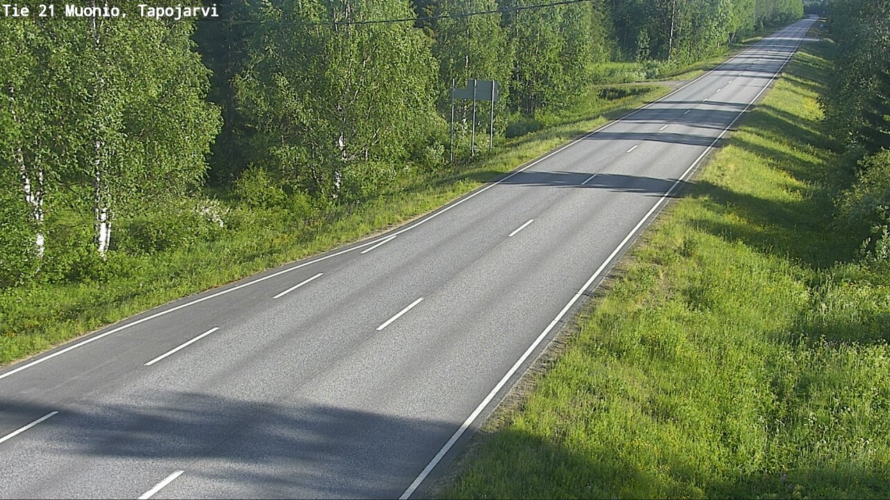 Kelikamerat Kuva Tie 21 Muonio, Tapojärvi, Muonio, Lappi