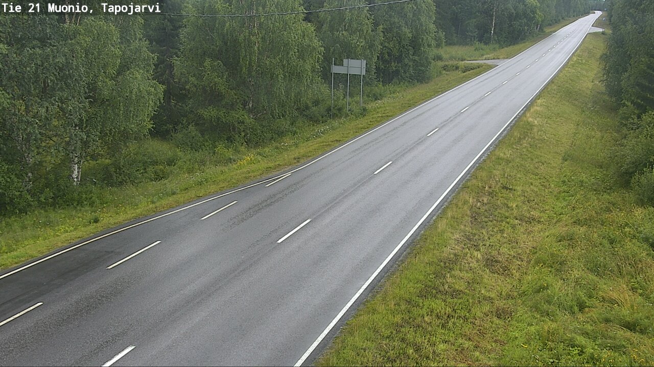 Kelikamerat Kuva Tie 21 Muonio, Tapojärvi, Muonio, Lappi