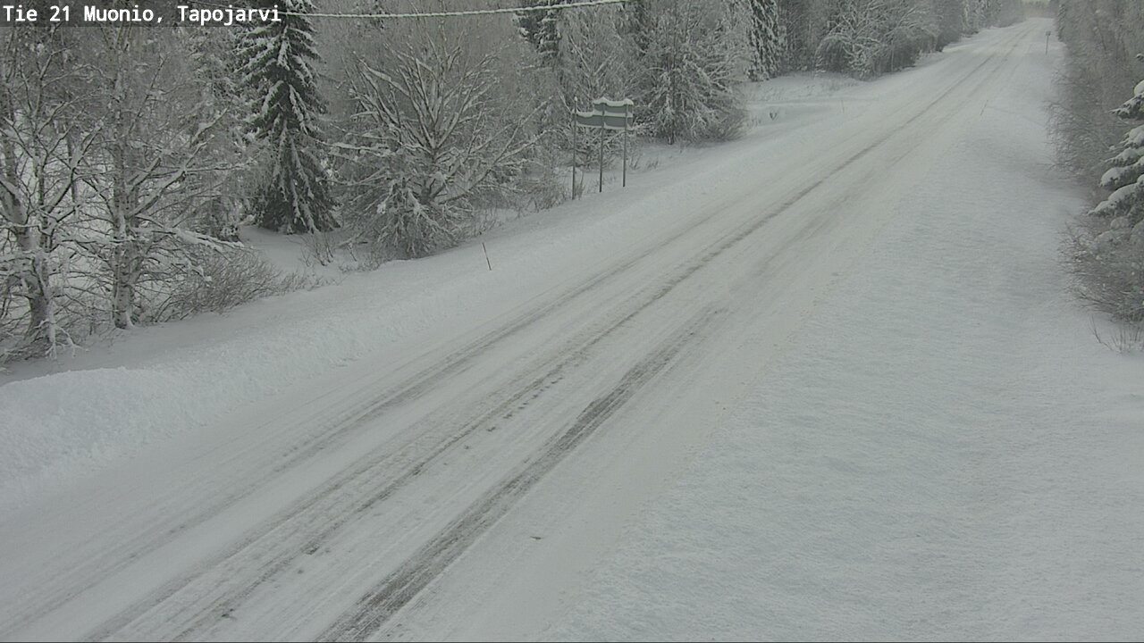Weather Camera Image Road 21 Muonio, Tapojärvi, Muonio, Lappi