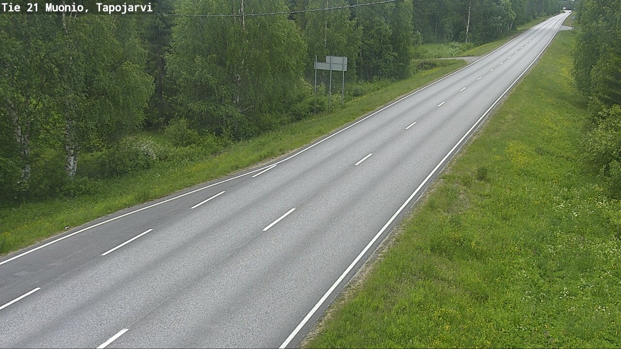 Kelikamerat Kuva Tie 21 Muonio, Tapojärvi, Muonio, Lappi