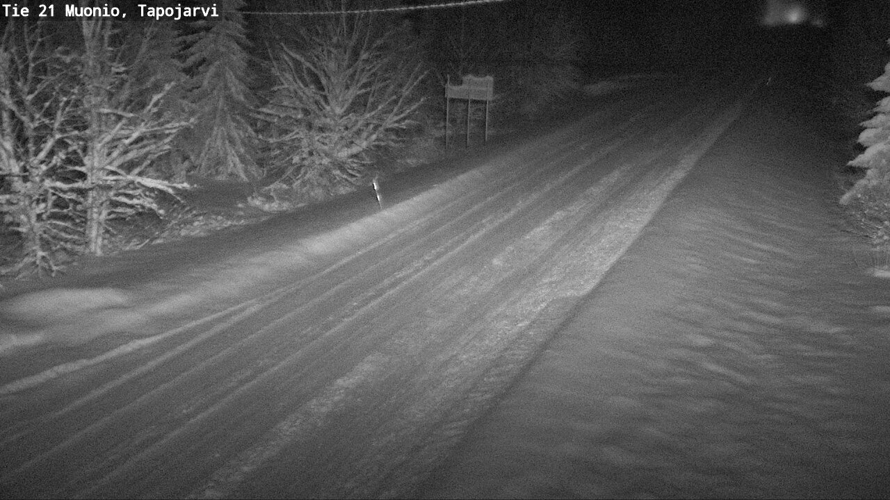 Weather Camera Image Väg 21 Muonio, Tapojärvi, Muonio, Lappi