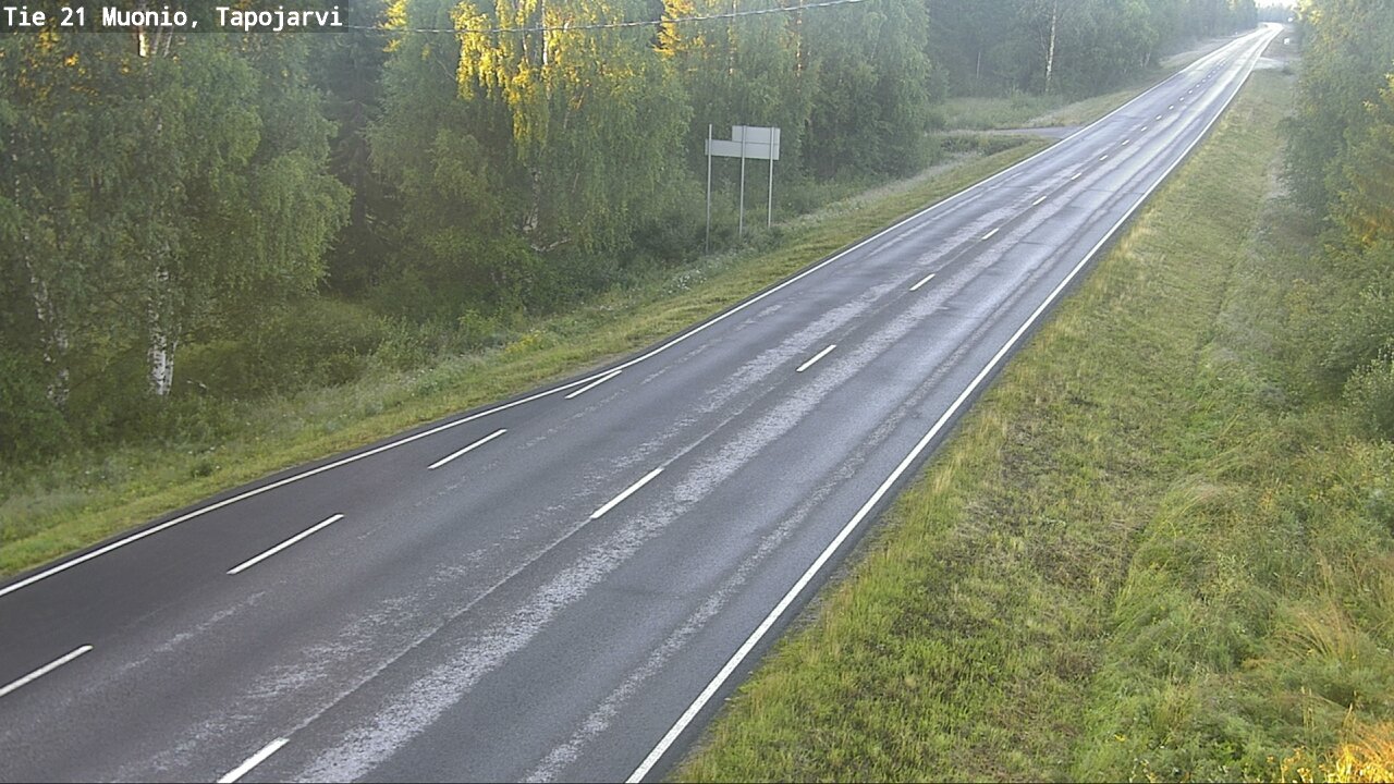 Kelikamerat Kuva Tie 21 Muonio, Tapojärvi, Muonio, Lappi