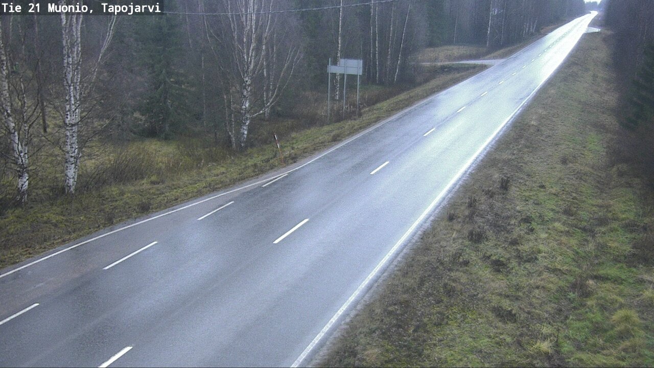 Kelikamerat Kuva Tie 21 Muonio, Tapojärvi, Muonio, Lappi