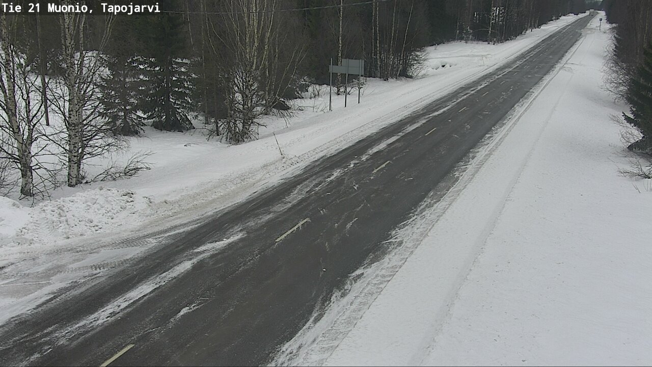 Kelikamerat Kuva Tie 21 Muonio, Tapojärvi, Muonio, Lappi