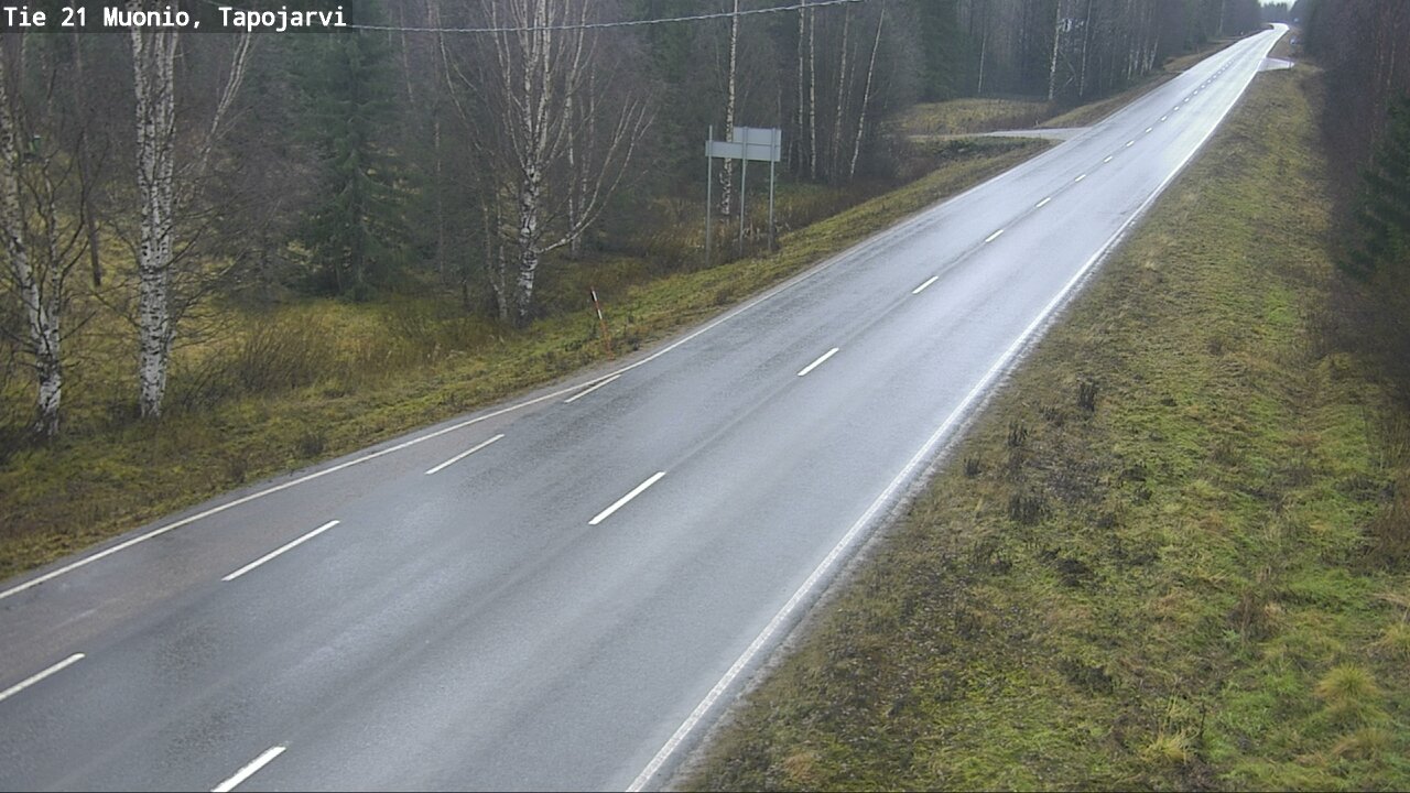 Kelikamerat Kuva Tie 21 Muonio, Tapojärvi, Muonio, Lappi