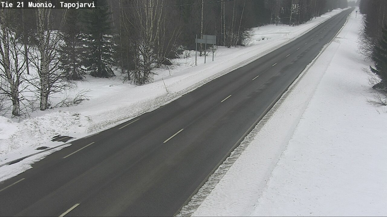 Kelikamerat Kuva Tie 21 Muonio, Tapojärvi, Muonio, Lappi