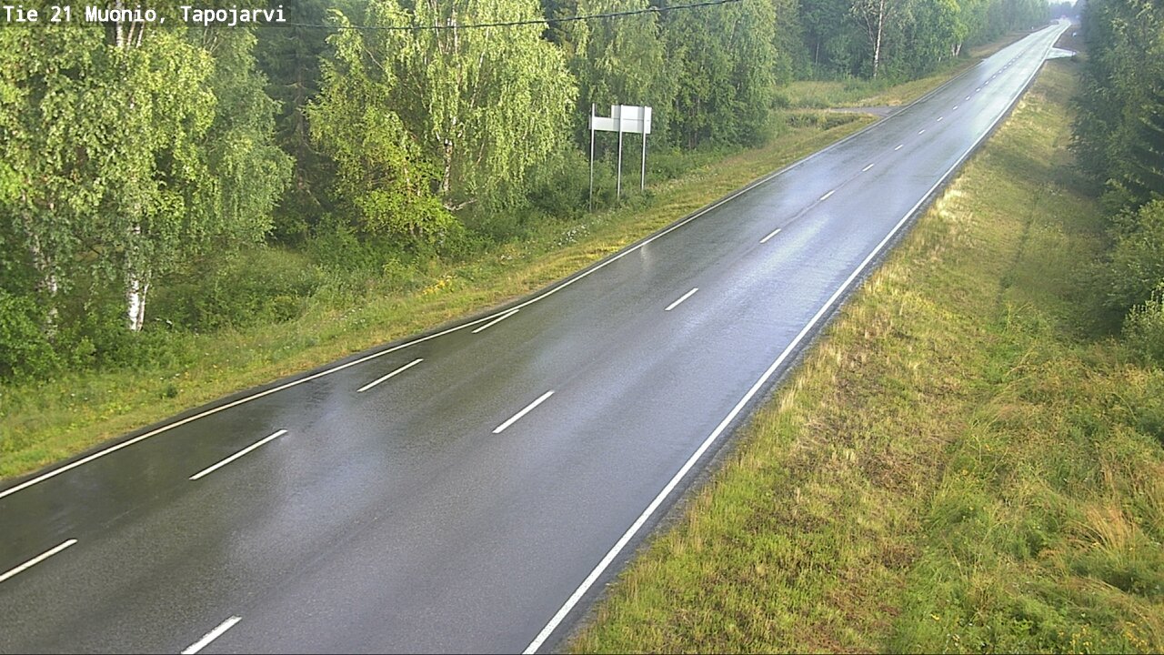 Kelikamerat Kuva Tie 21 Muonio, Tapojärvi, Muonio, Lappi