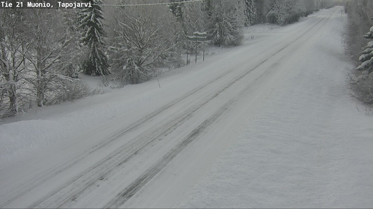 Weather Camera Image Road 21 Muonio, Tapojärvi, Muonio, Lappi
