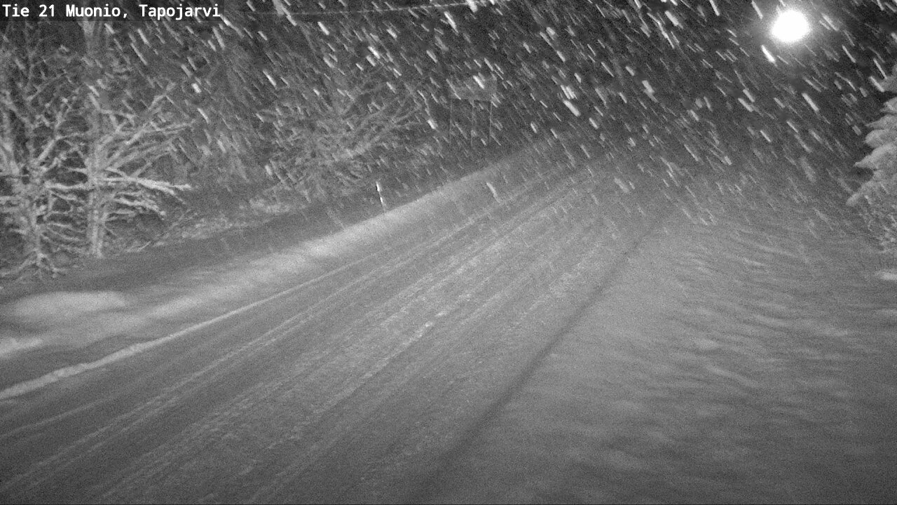 Weather Camera Image Väg 21 Muonio, Tapojärvi, Muonio, Lappi
