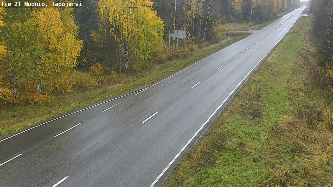 Kelikamerat Kuva Tie 21 Muonio, Tapojärvi, Muonio, Lappi