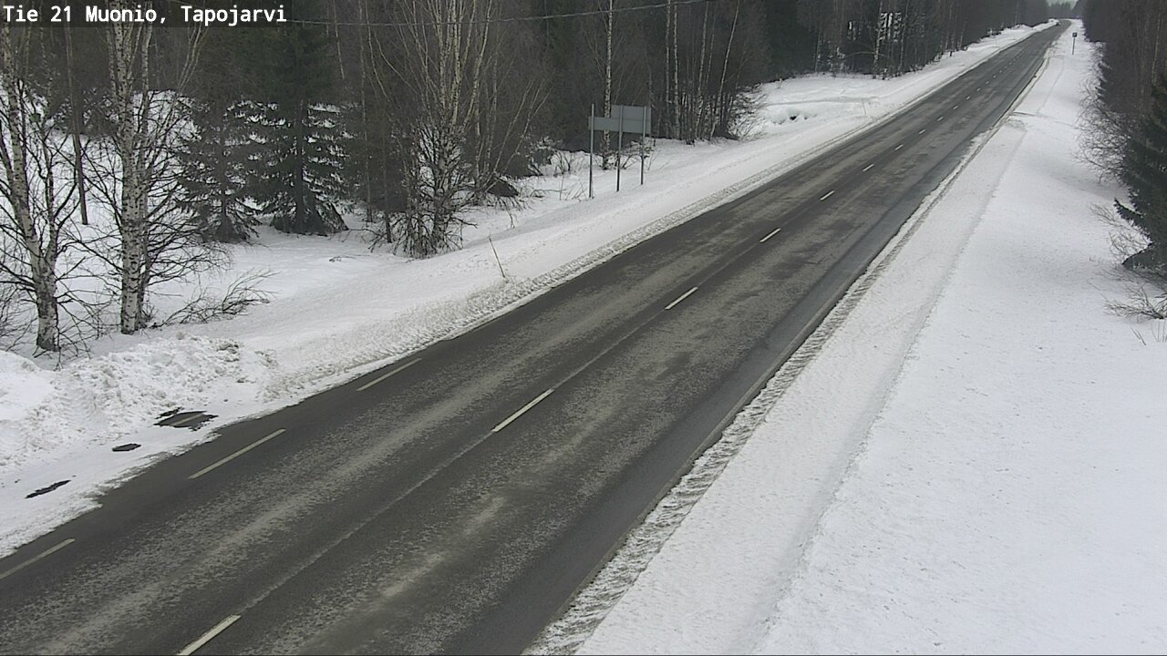 Kelikamerat Kuva Tie 21 Muonio, Tapojärvi, Muonio, Lappi